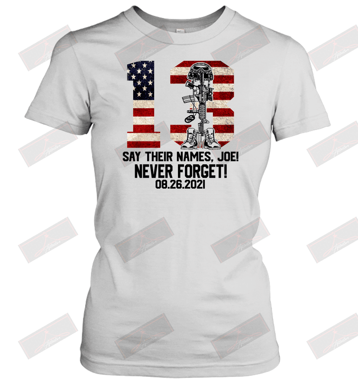 Say Their Names, Joe Never Forget Women's T-Shirt