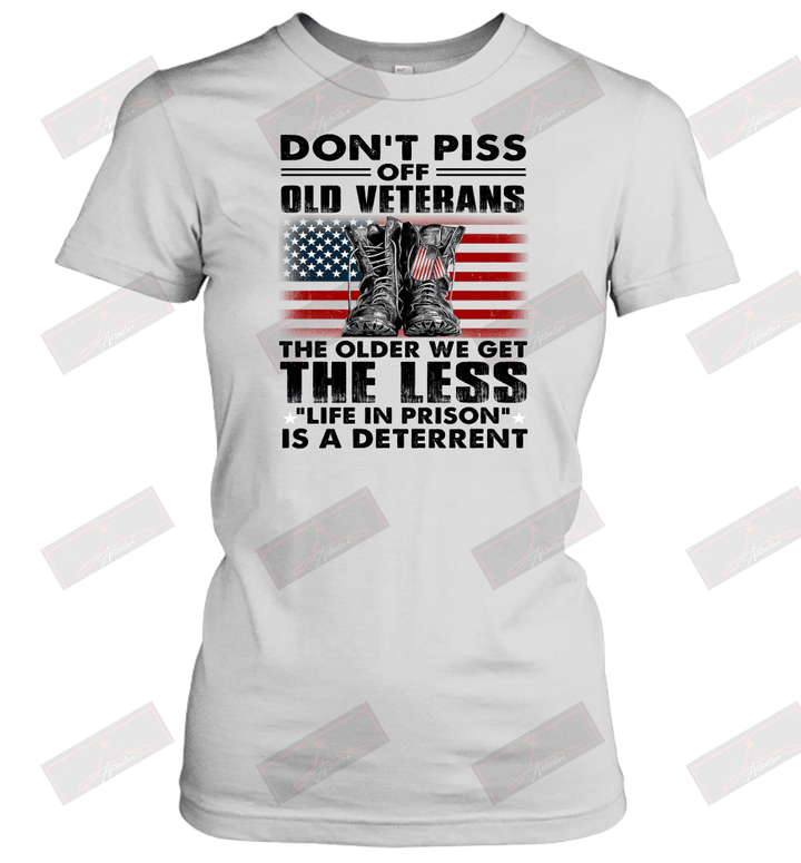 Don't Piss Off Old Veterans Women's T-Shirt