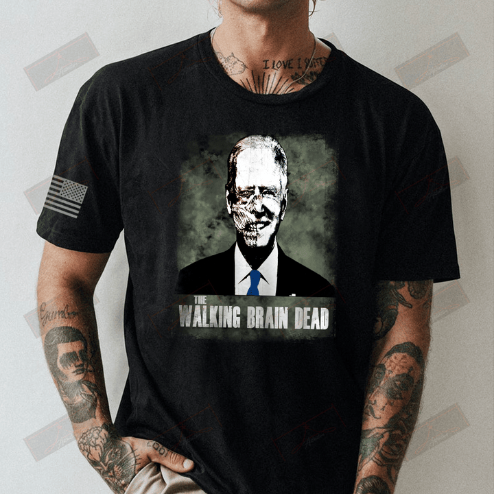 The Walking Brain Dead Full T-shirt Front