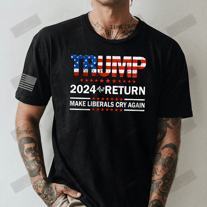Trump 2024 The Return Full T-shirt Front