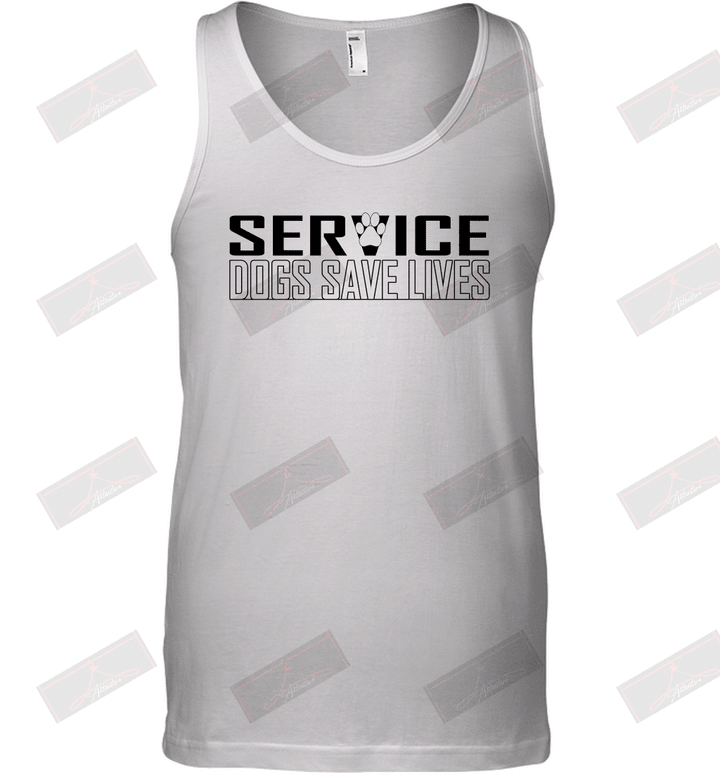 Service Dogs Save Lives Tank Top