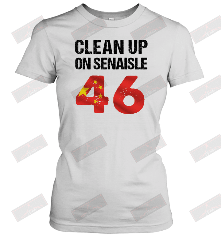 Clean Up On Senaisle Women's T-Shirt