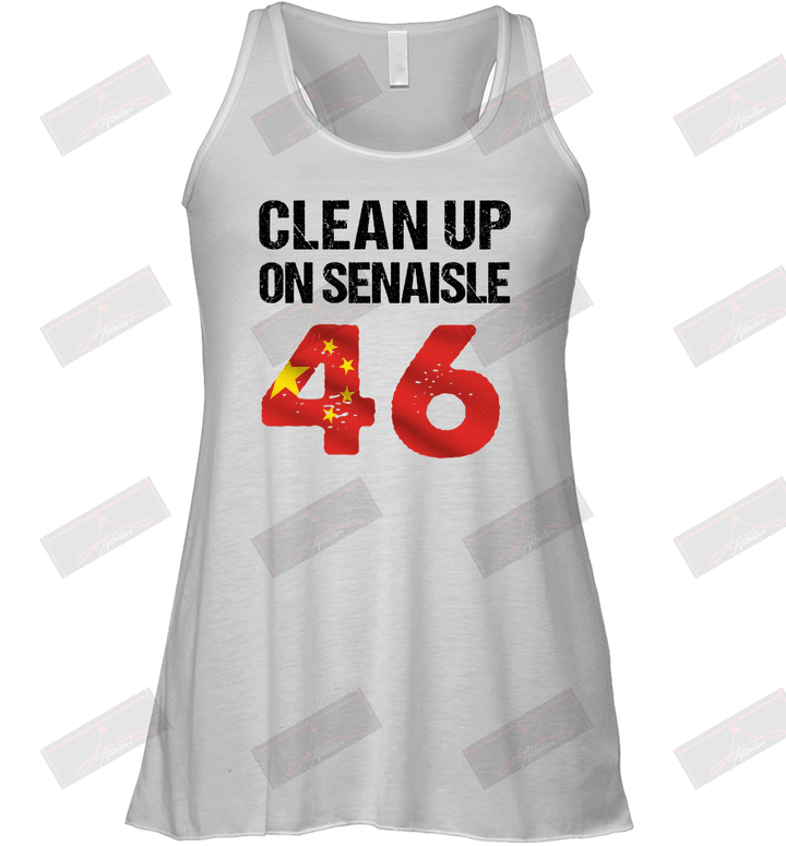 Clean Up On Senaisle Racerback Tank