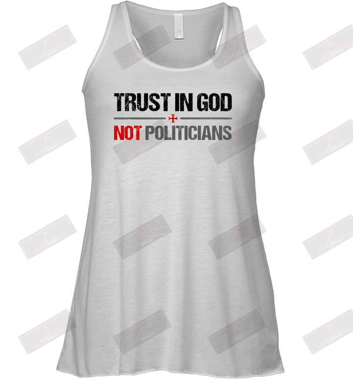 Trust In God Not Politicians Racerback Tank