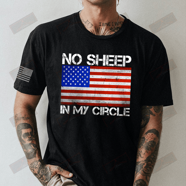 No Sheep In My Circle Full T-shirt Front