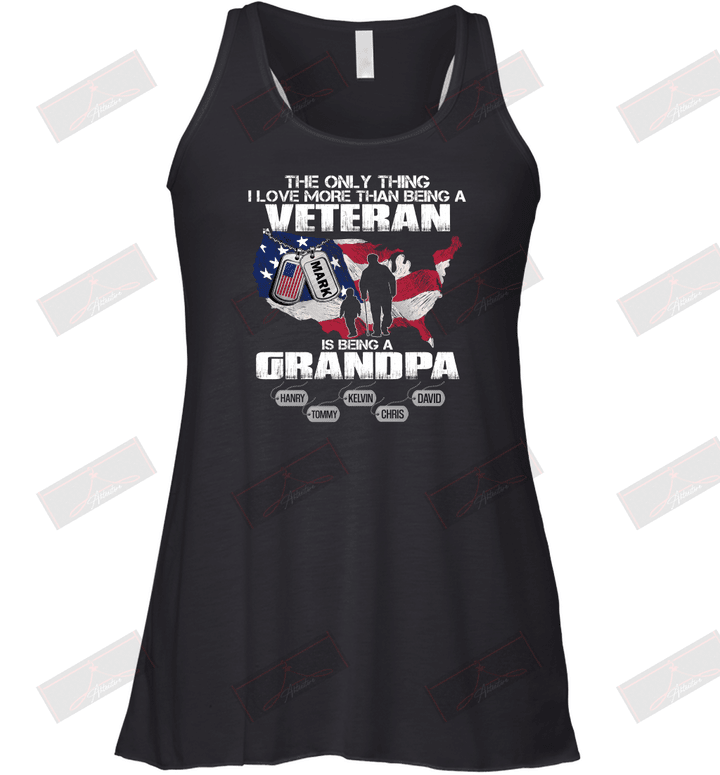 Personality The Only Thing I Love More Than Being A Veteran Is Being A Racerback Tank