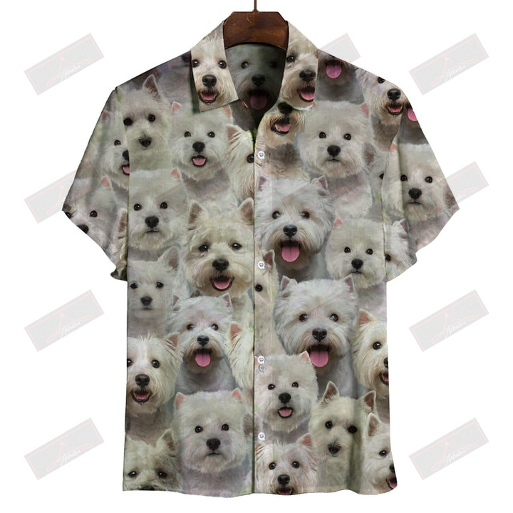 West Highland White Terriers Hawaiian Shirt