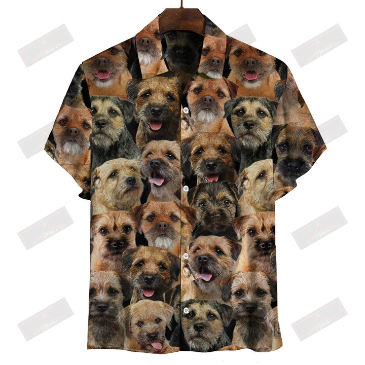 Border Terriers Hawaiian Shirt