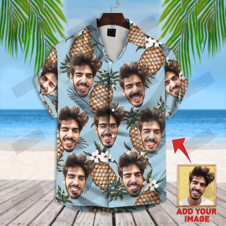 Custom Pineapple Pattern Hawaiian Shirt