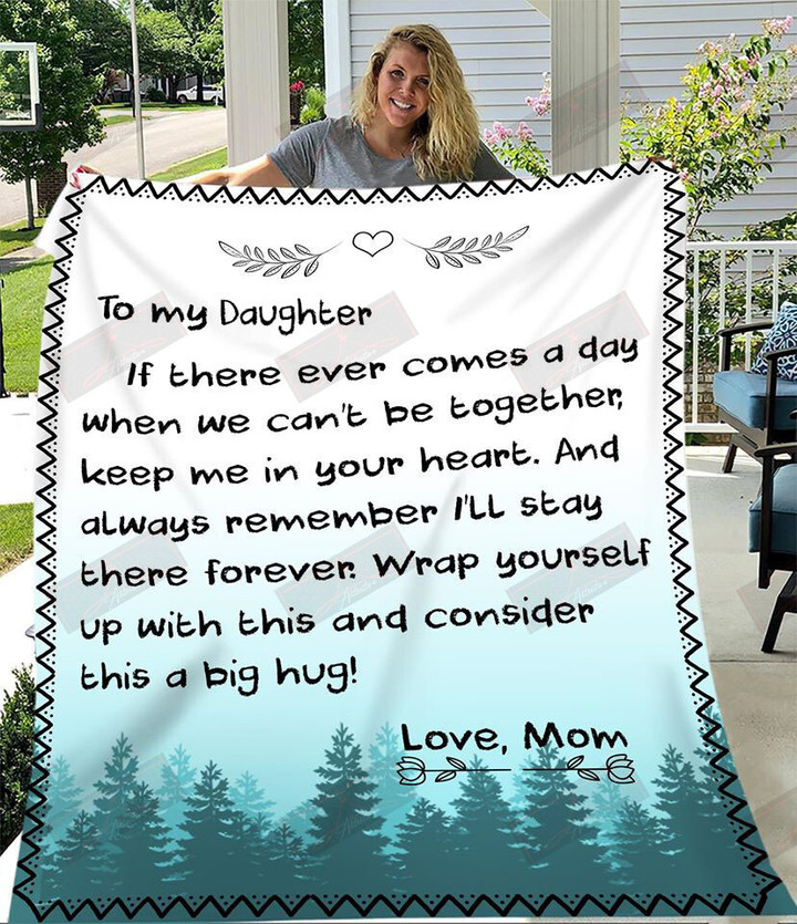 To My Daughter From Mom Blanket