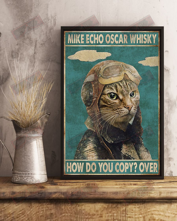 MikeEcho Oscar Whisky How Do You Copy Over Vertical Poster