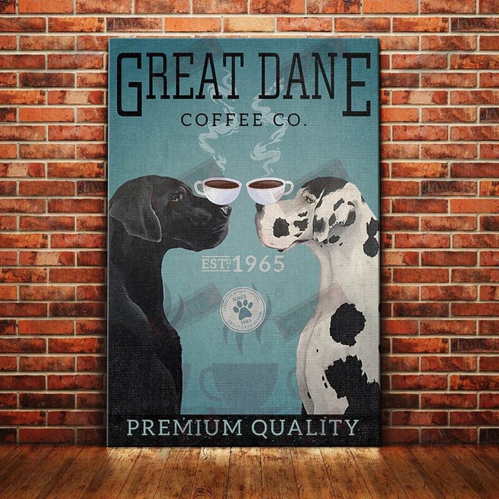Great Dane Coffee Co. Vertical Poster