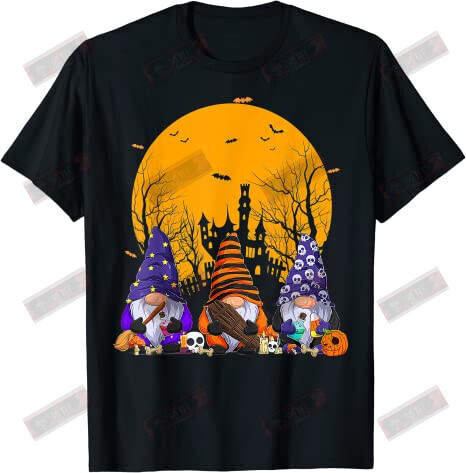 Three Gnomes Happy Halloween T-shirt