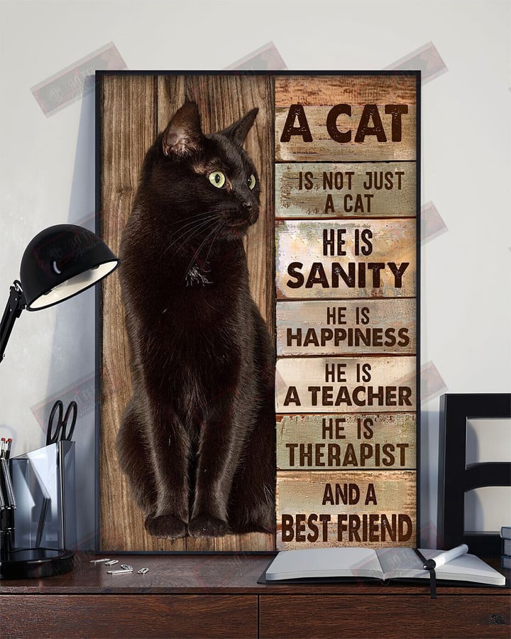 A Cat Is Not Just A Cat Vertical Poster