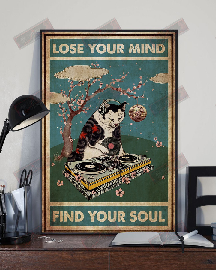 Lose You Mind Find Your Soul Music Vertical Poster