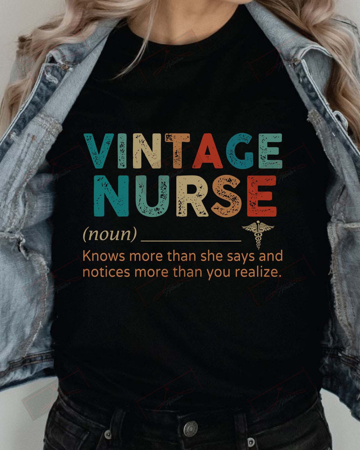 ETT1900 Vintage Nurse Knows More Than She Says And Noticed More Than You Realize