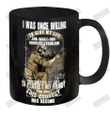 I Was Once Willing To Give My Life To Protect My Family And My Country U.S Navy Veteran Ceramic Mug 11oz
