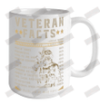 Veteran Facts Ceramic Mug 15oz