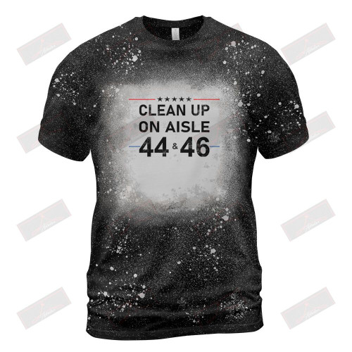 Clean Up On Aisle 44&46 Bleached T-Shirt