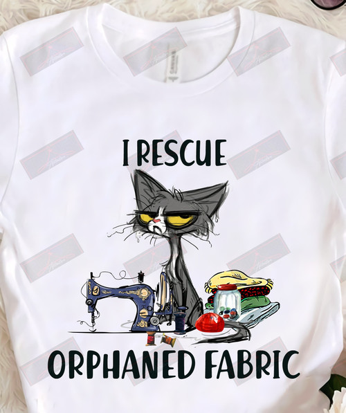 I Rescue Orphaned Fabric T-shirt