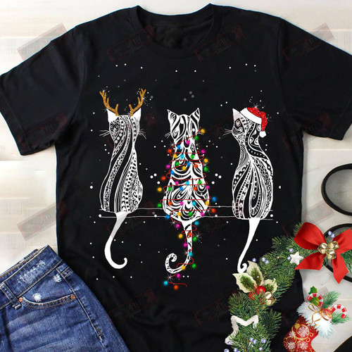 Cat Christmas T-shirt