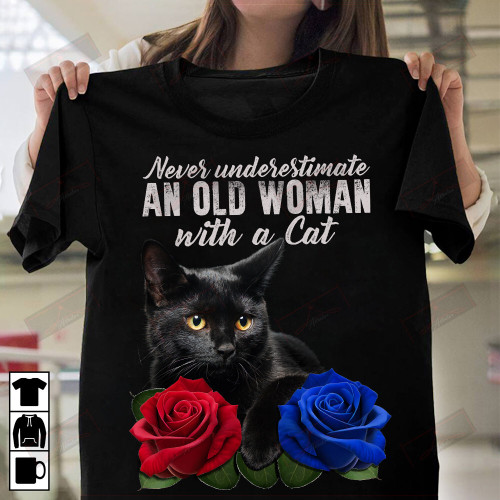 ETT1608 Never Underestimate An Old Woman With A Cat