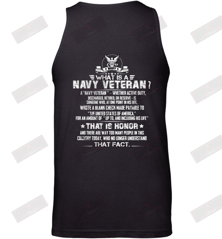 What Is A Navy Veteran? Tank Top