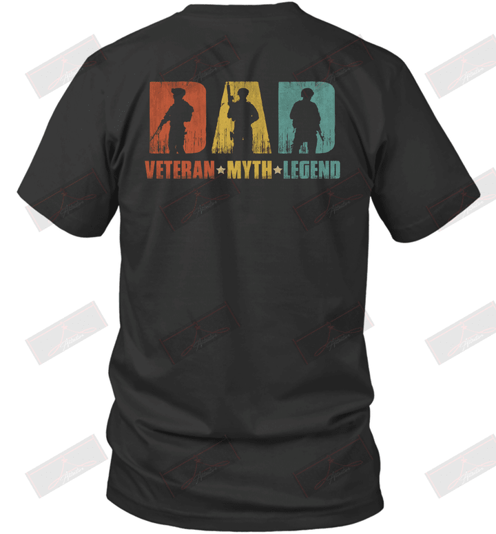 Dad Veteran Myth Legend T-Shirt