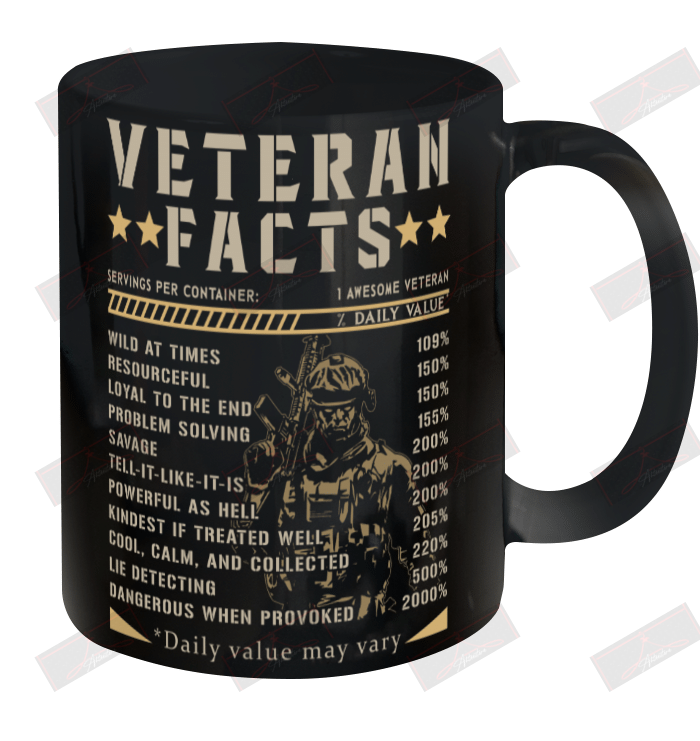 Veteran Facts Ceramic Mug 11oz
