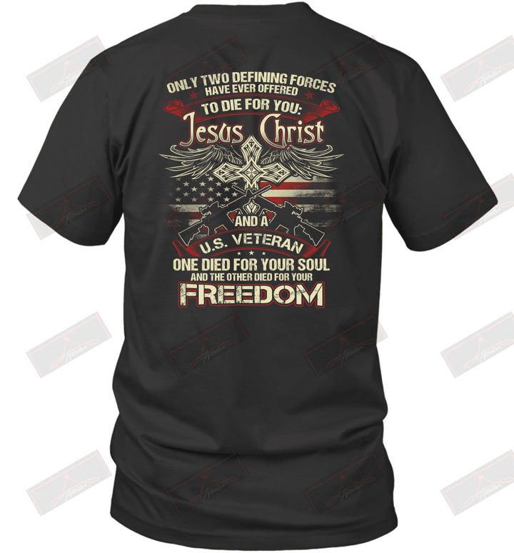 Jesus Christ And U.S Veteran T-Shirt