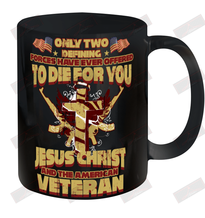 Jesus Christ And The American Veteran Ceramic Mug 11oz