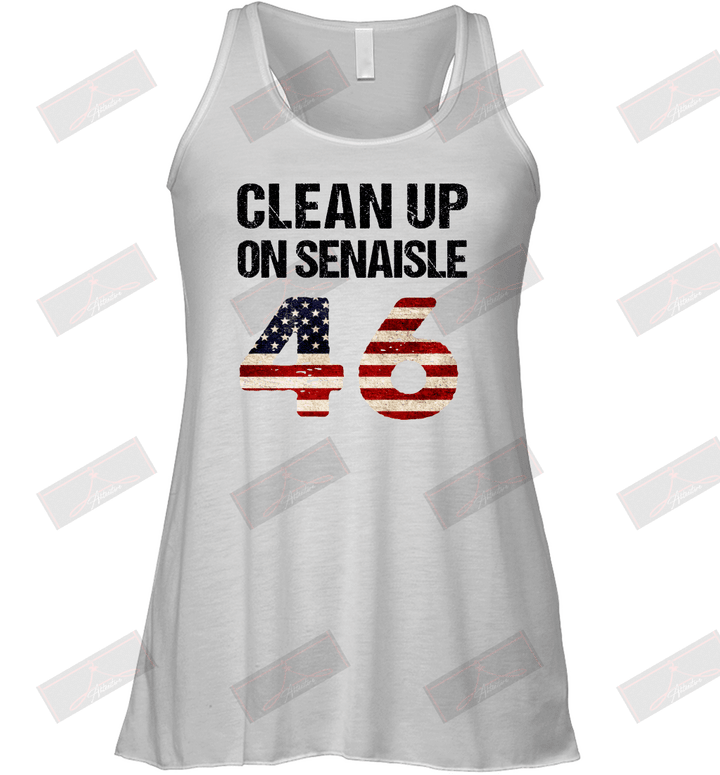 Clean Up On SenAisle 46 Racerback Tank