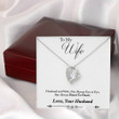 TO MY WIFE "HEART TO HEART - SO" HEART NECKLACE GIFT SET