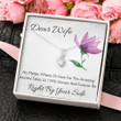 DEAR WIFE "BY YOUR SIDE" ALLURING BEAUTY NECKLACE GIFT SET
