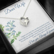 DEAR WIFE "THE ONE" FOREVER LOVE NECKLACE GIFT SET