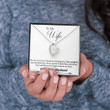 TO MY WIFE "MISSING PIECE - SO" FOREVER LOVE NECKLACE GIFT SET