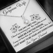 TO MY GORGEOUS WIFE "LAST EVERYTHING" ALLURING BEAUTY NECKLACE GIFT SET