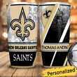 Personalized New Orleans Saints Logo Tumbler-TPH