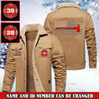 PERSONALIZED US FIREFIGHTER CUSTOM NAME & ID Fleece Jacket XTKH7862