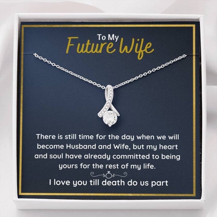 TO MY FUTURE WIFE "COMMITTED" ALLURING BEAUTY NECKLACE GIFT SET
