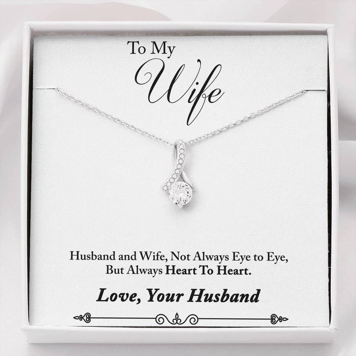 TO MY WIFE "HEART TO HEART - SO" ALLURING BEAUTY NECKLACE GIFT SET