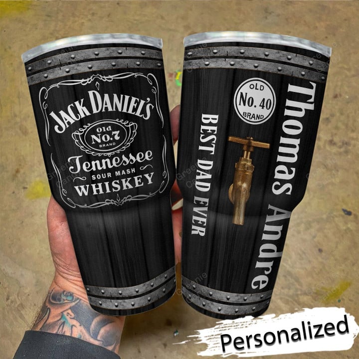 Personalized JD Tennessee Sour Mash Whiskey Tumbler-TPH