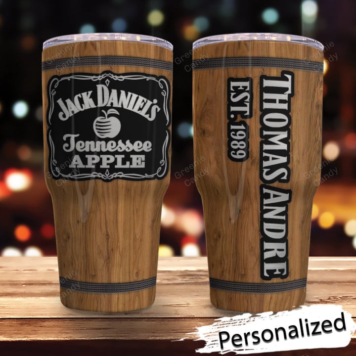 Personalized JD Tennessee Apple Tumbler - Brown-TPH