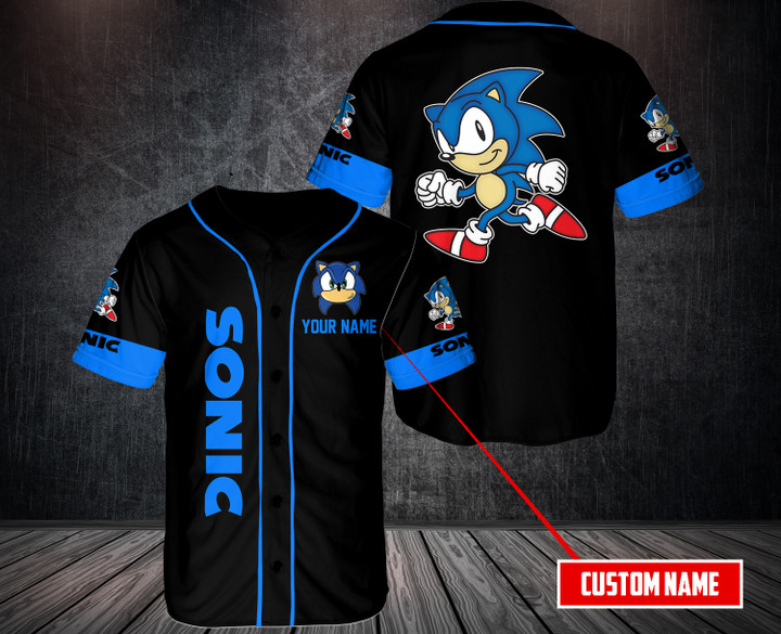 Sonic The Hedgehog Baseball Jerseys XTKH6055