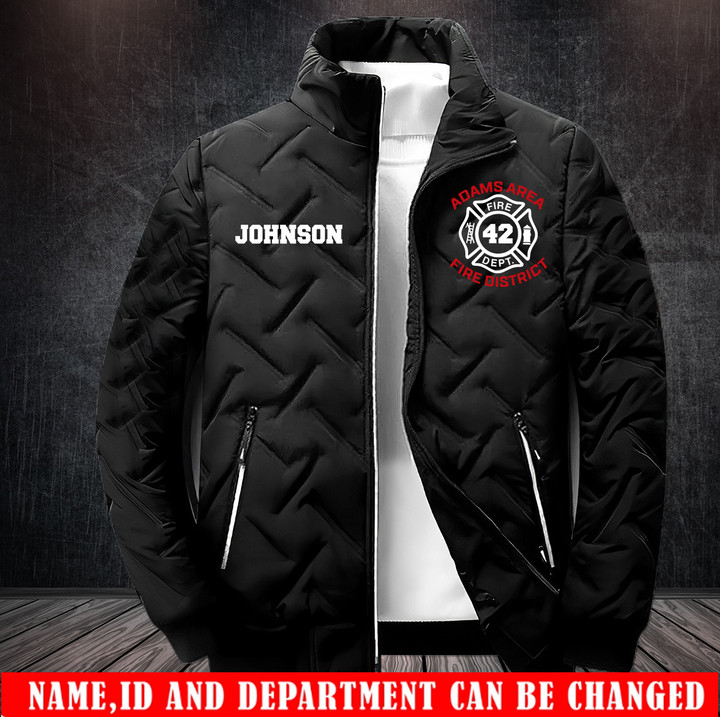 Personalized Firefighter Department Custom Name & ID Jacket XTKH7882