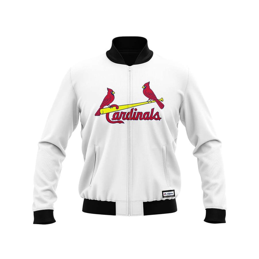 Personalized St. Louis Cardinals All Over Print 3D Bomber Jacket -  White-TPH - Love My Family Forever