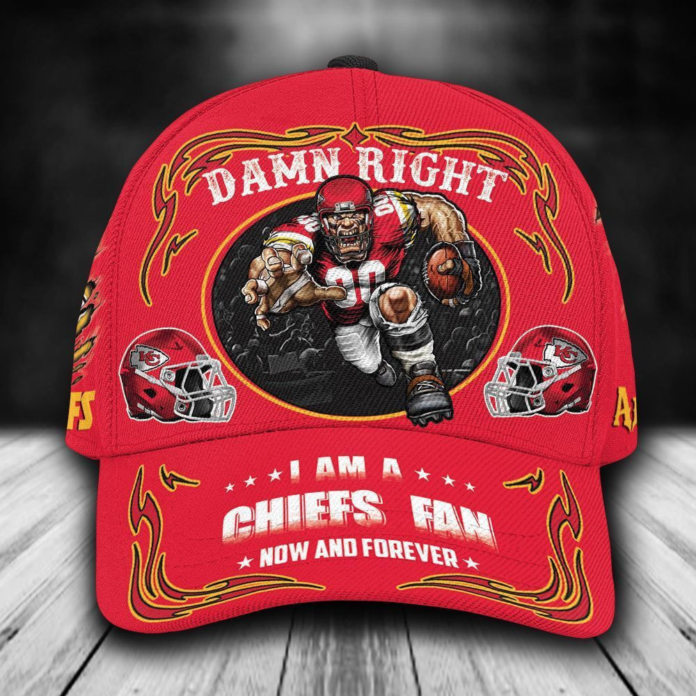 Personalized Kansas City Chiefs NFL 3D Damn Right Fan Baseball