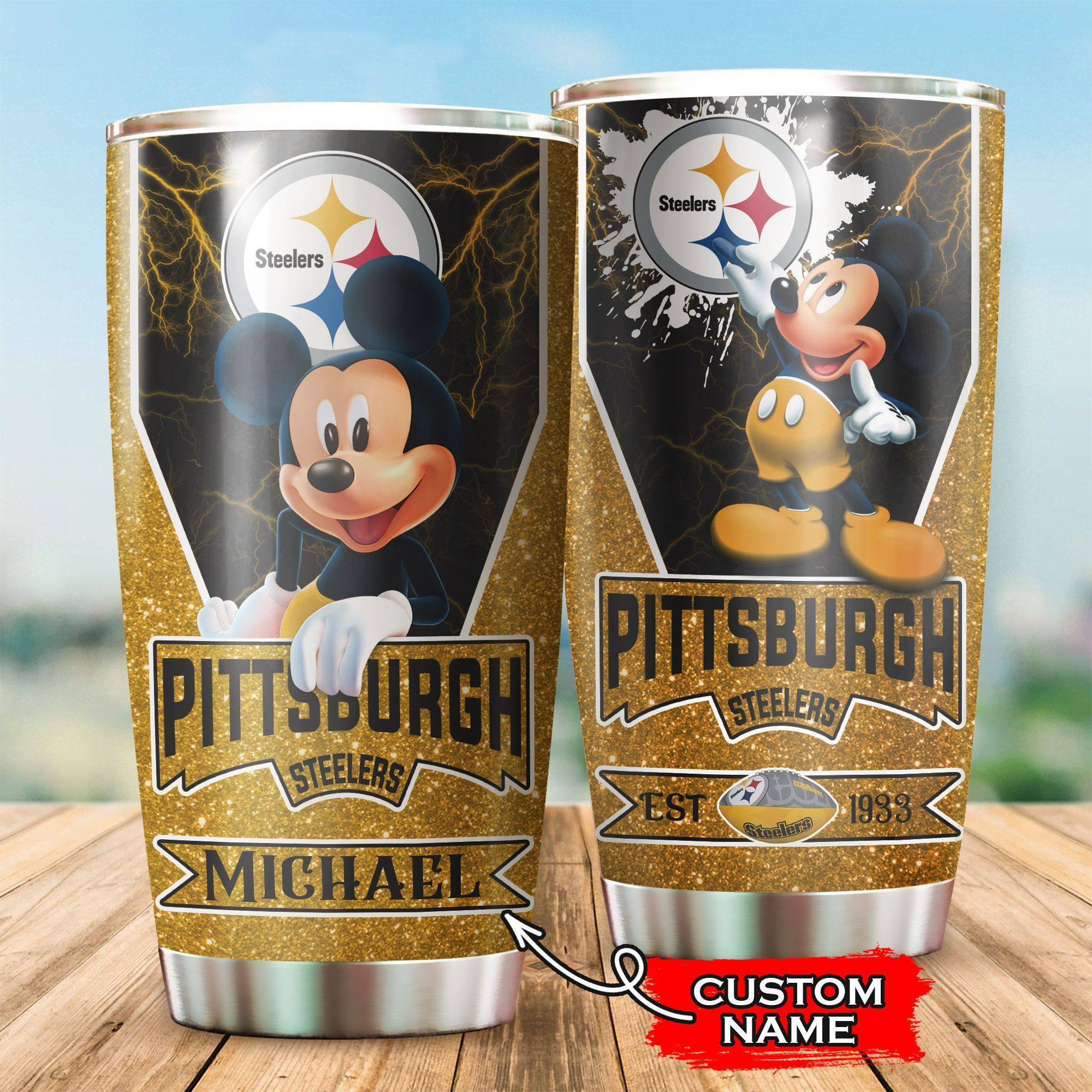 NFL Pittsburgh Steelers 24oz Forever Classic Tumbler