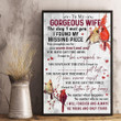 Husband To Wife You Complete Me Canvas and Poster
