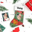 Custom Face Christmas Stocking Christmas Gift Best Grand Daughter Add Pictures And Name